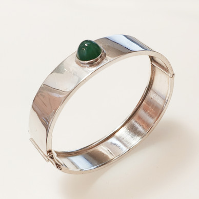 David Borg, Borås, Sweden, beautiful clean line Bracelet , Silver -55