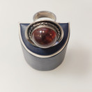 E.Granit & co, Helsinki, Finland , Amber -Ring , Silver -74
