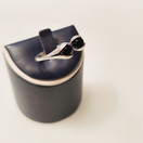 Elis Kauppi, upea Siro Sormus, mustat kivet , Hopeaa -77