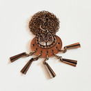 Kalevala Koru, (keskikoko) Kuutar -Riipus, Kaulakoru , Pronssia