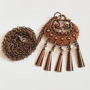 Kalevala Koru, (keskikoko) Kuutar -Riipus, Kaulakoru , Pronssia