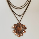 Kalevala Koru, Salt , Riipus-320 , Kaulakoru , Pronssia