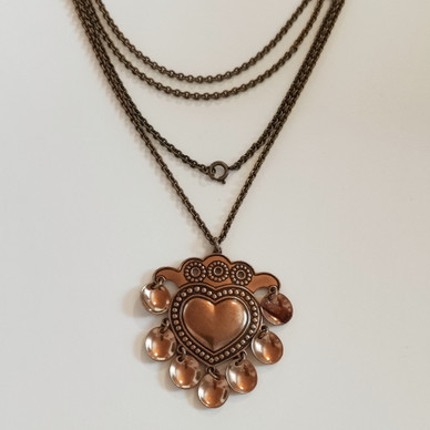 Kalevala Koru, Salt , Riipus-320 , Kaulakoru , Pronssia