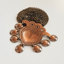 Kalevala Koru, Salt , Riipus-320 , Kaulakoru , Pronssia