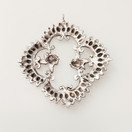 Sulo Miettinen , Turku , (iso) Ruusu -Riipus , Hopeaa -74