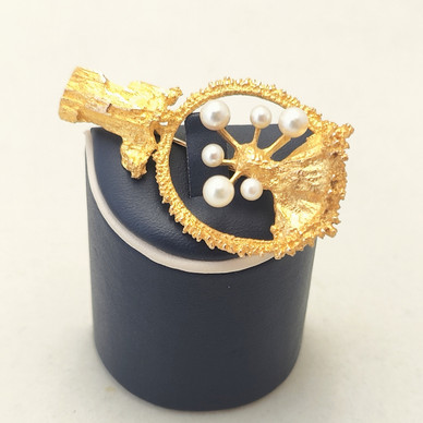 Lapponia, Björn Weckström , Merikukka Solki , 14k kultaa -69