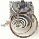 Kultakeskus oy, Tapio Wirkkala, (iso) Hopeakuu Riipus, Kaulakoru , Hopeaa