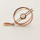 Auran kultasepät, Turku , Savukvartsi Riipus, 14k Kultaa -65