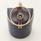 Auran kultasepät, Turku , Savukvartsi Riipus, 14k Kultaa -65