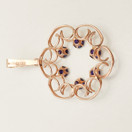 UH / urpo Hakala , Pendant with purple stones, 14c gold -74