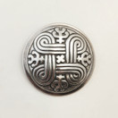 Kalevala Koru, (iso) Hannunvaakuna Solki, Rintakoru ,Hopeaa