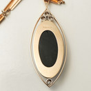 Elis Kauppi, Huikea Spektroliitti/ Timantti -Riipus , Kaulakoru,  Kultaa 