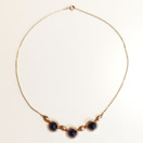 Kupittaan kulta, Elis Kauppi, Ametisti kääty, kaulakoru , 14k kultaa -60