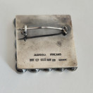 Aarikka,Design Kaija Aarikka, Solki , Rintakoru Hopeaa -64