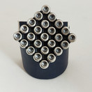 Aarikka,Design Kaija Aarikka, Solki , Rintakoru Hopeaa -64