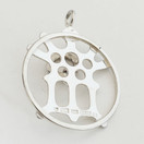 INARI koru , neitsyt Marian Riipus, pyöreä hela, Hopeaa -86