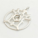 INARI koru , neitsyt Marian Riipus, pyöreä hela, Hopeaa -86