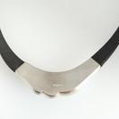 Lapponia, Design Paul Haavgaard, kaulakoru , Nahkaa + Hopeaa -88