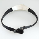 Lapponia, Design Paul Haavgaard, kaulakoru , Nahkaa + Hopeaa -88