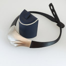 Lapponia, Design Paul Haavgaard, kaulakoru , Nahkaa + Hopeaa -88