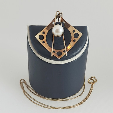 PIA / Turkukorut Aulin, helmi -Riipus, kaulakoru, 14k Kultaa