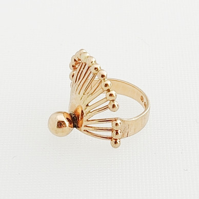 Kalevala koru, Pentti Sarpaneva , Riikinkukko Sormus, 14k Kultaa-65