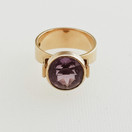 Kupittaan Kulta oy, Elis kauppi, ametisti Sormus, 14k Kultaa -64