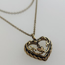 Kalevala Koru, (iso) Talon Sydän Riipus , Kaulakoru, Pronssia