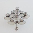 Kultasepät Salovaara ky, Kalevi Salovaara, Huge Pendat with clear stones, Sterling