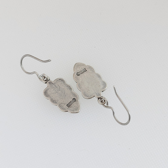 Kalevala Koru ' Pusta oak'  earrings, Sterling