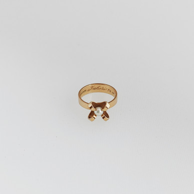 Kupittaan kulta oy, Elis Kauppi, Helmisormus, 14k Kultaa -67