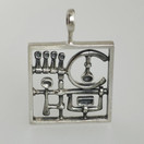 Kultateollisuus, Jorma Laine, (iso) Riipus, Hopeaa -74