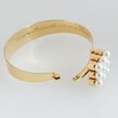 Kupittaan kulta oy, Elis Kauppi, huikea Helmikoru, Rannekoru 14k Kultaa -72 