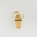 Upea vintagekoru, Sitriini sormus, Helsinki 1962 , 14k Kultaa