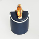 Upea vintagekoru, Sitriini sormus, Helsinki 1962 , 14k Kultaa