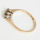 Kupittaan kulta oy,Finland. Diamond Ring, 0,12ct ,  585 Gold -81