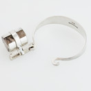 TVT/Touko Toivonen Helsinki,design by Börje Rajalin, Upea Rannekoru , Savukvartseilla,  Hopeaa -62