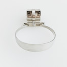 TVT/Touko Toivonen Helsinki,design by Börje Rajalin, Upea Rannekoru , Savukvartseilla,  Hopeaa -62