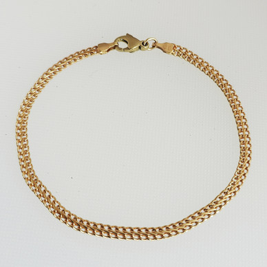 Kultajousi oy, Finland, wrist chain, bracelet , 14c Gold