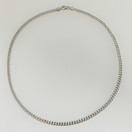 Kultajousi oy, valkokultainen Panssariketju , kaulaketju , 14k Kultaa