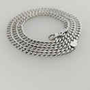 Kultajousi oy, valkokultainen Panssariketju , kaulaketju , 14k Kultaa