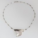 Lapponia jewelry, design by Björn Weckström, necklace,  Sterling -87