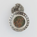 Kalevala koru, design Kai Lindström, Riipus-1515, Unakiitti , Kaulakoru Hopeaa -79