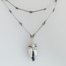 Lapponia / Björn Weckström, Iguana Riipus, Kaulakoru , Hopeaa -75