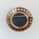 Kalevala Jewelry , brooch model 1515-4 'USKELA' , Bronze