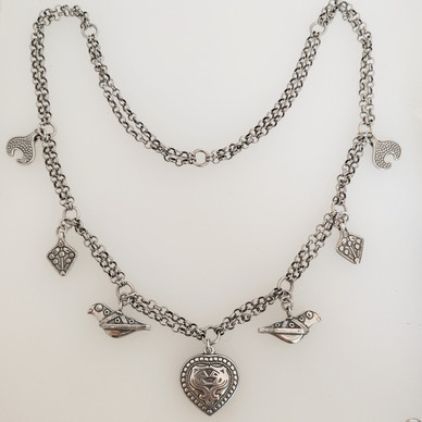 KK, Kalevala Koru, Aarrekääty kaulakoru, Hopeaa -97