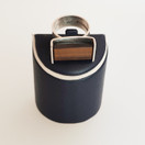 Kupittaan kulta oy, Elis Kauppi, Tiikerinsilmä Sormus, Hopeaa-63