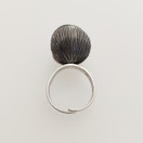 Kupittaan kulta oy, design Elis Kauppi,(big) oyster -ring ,Silver-70