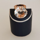 Kultasepät Salovaara, Design by Kalevi Salovaara, Rock crystal Ring, 14c Gold -70