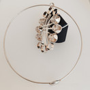 Kultasepät Salovaara oy, huikea Riipus , vuorikristallit, kaulakoru 925 hopeaa